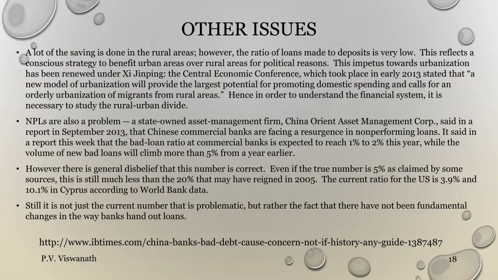 other issues