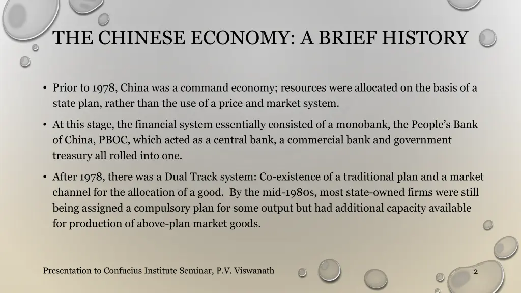 the chinese economy a brief history