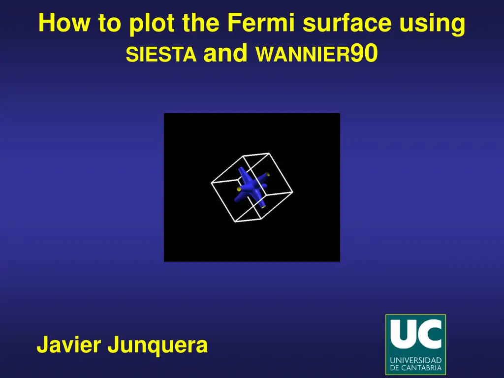 how to plot the fermi surface using siesta