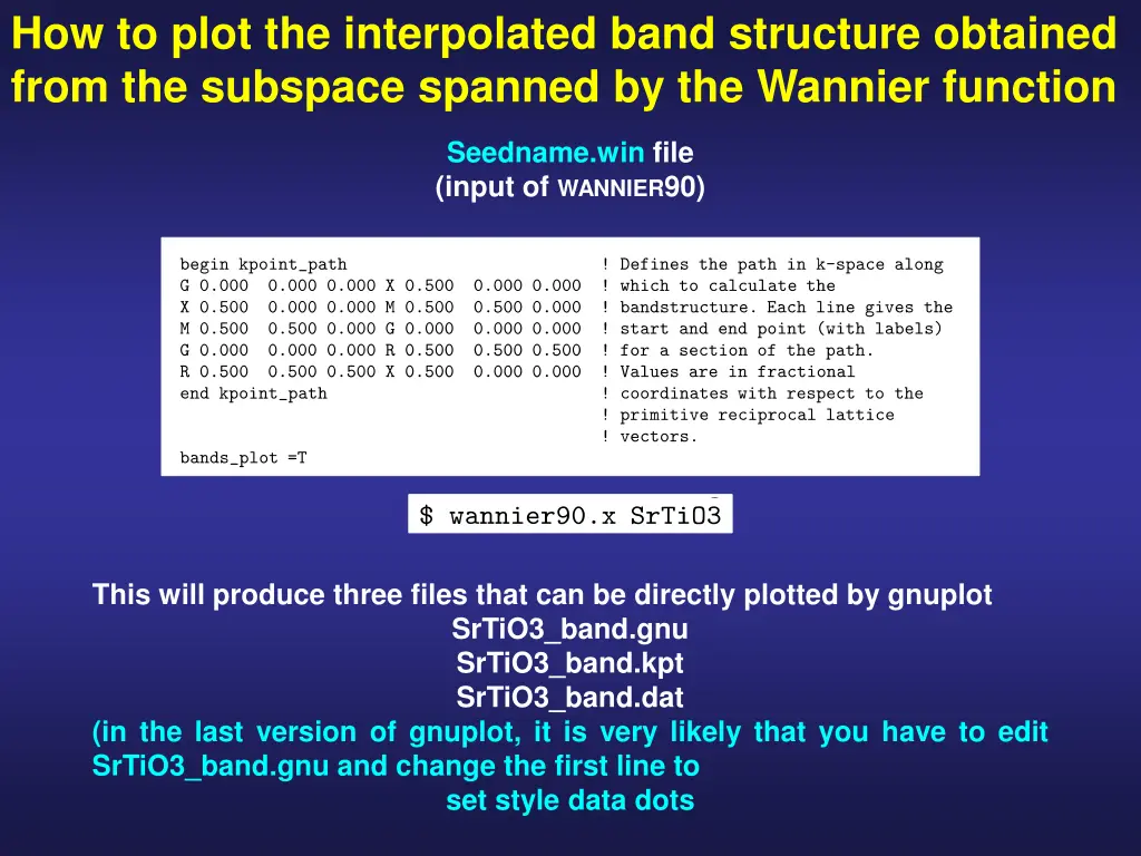 how to plot the interpolated band structure