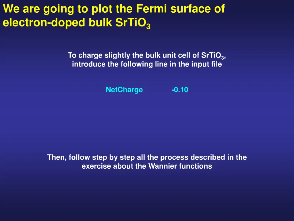 we are going to plot the fermi surface