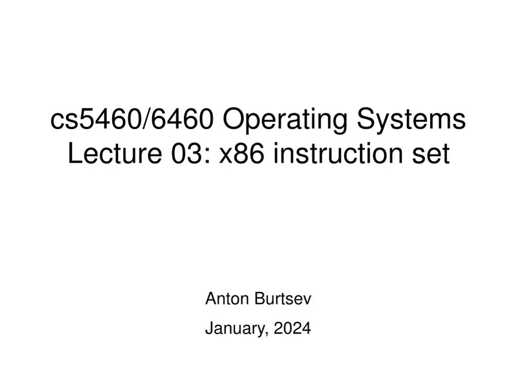 cs5460 6460 operating systems lecture