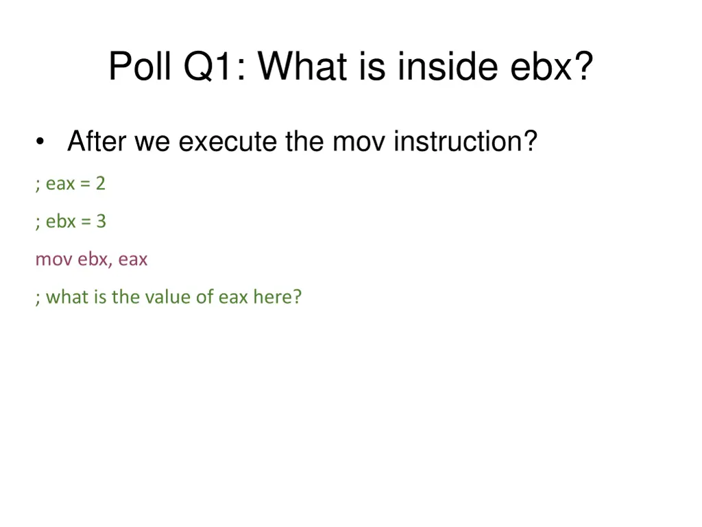 poll q1 what is inside ebx