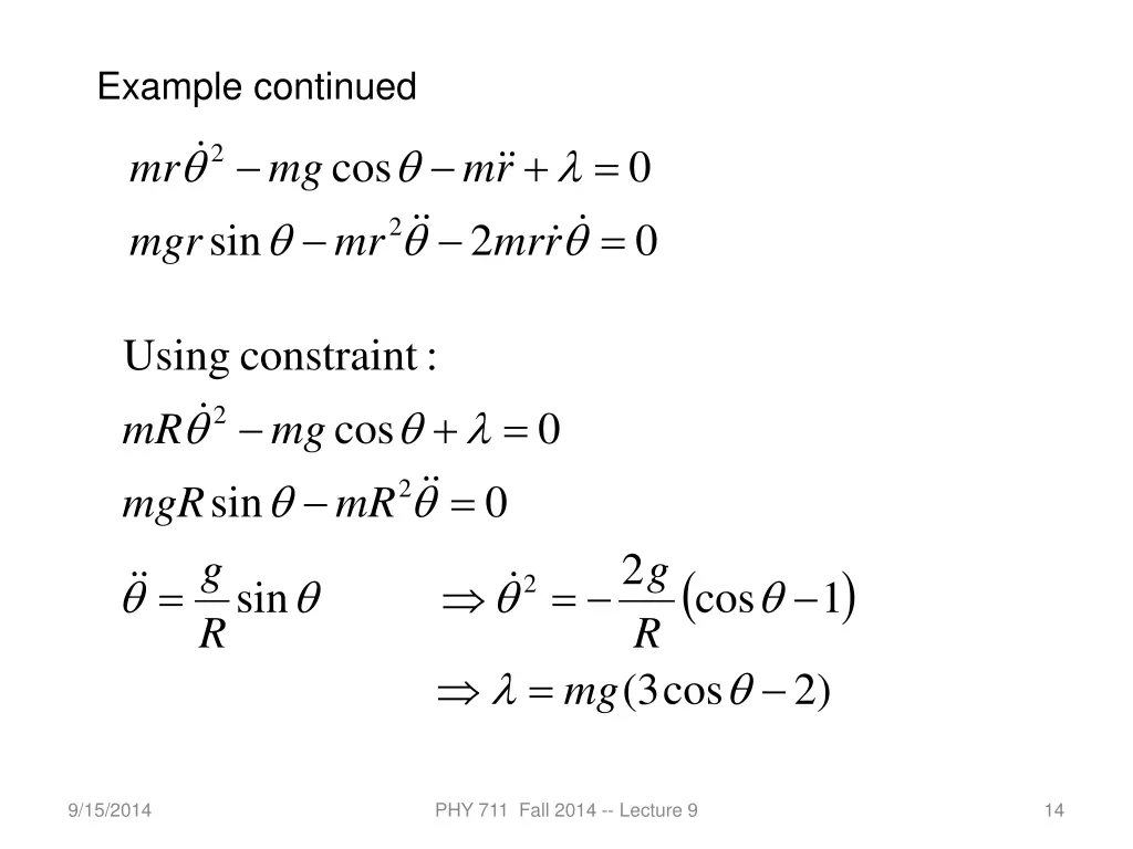 example continued 2
