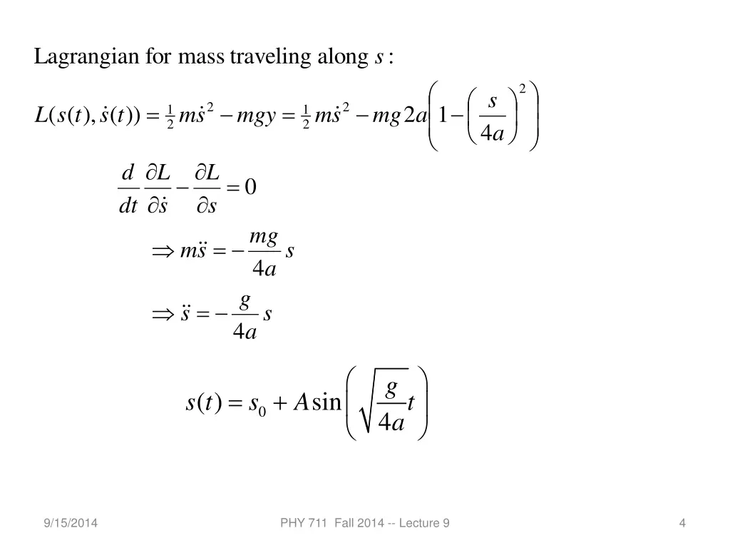 lagrangian