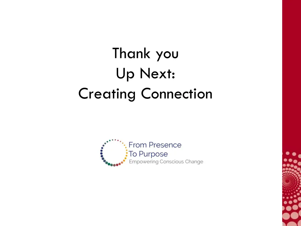 thank you up next