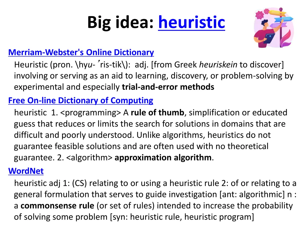 big idea heuristic