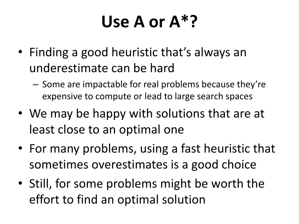 use a or a