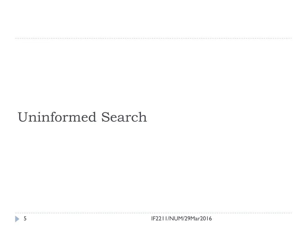uninformed search