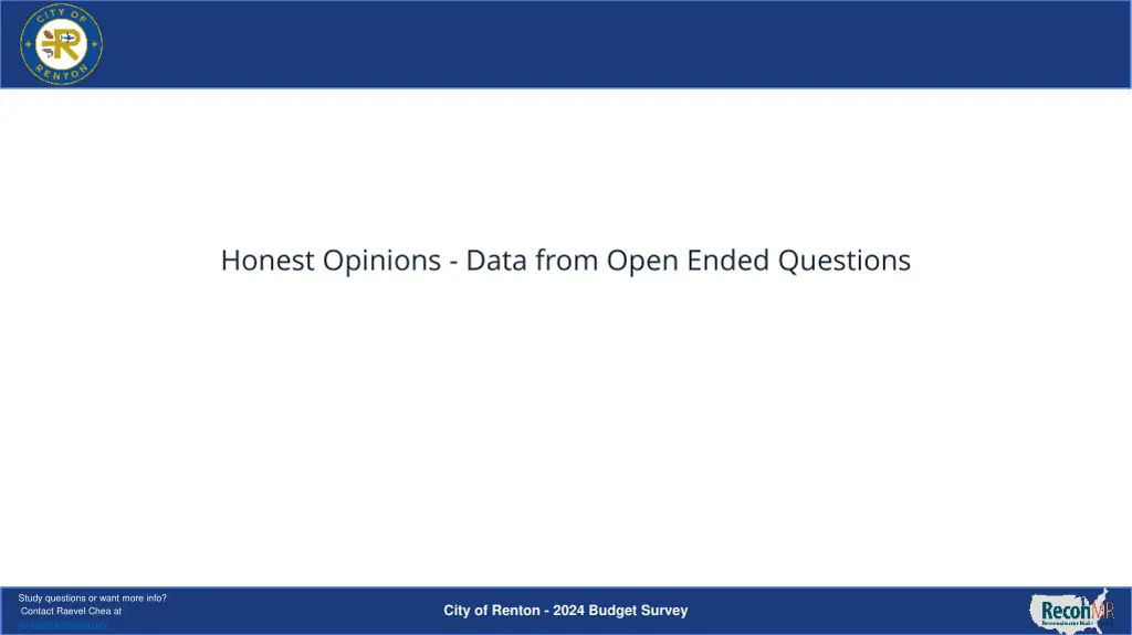 honest opinions data from open ended questions