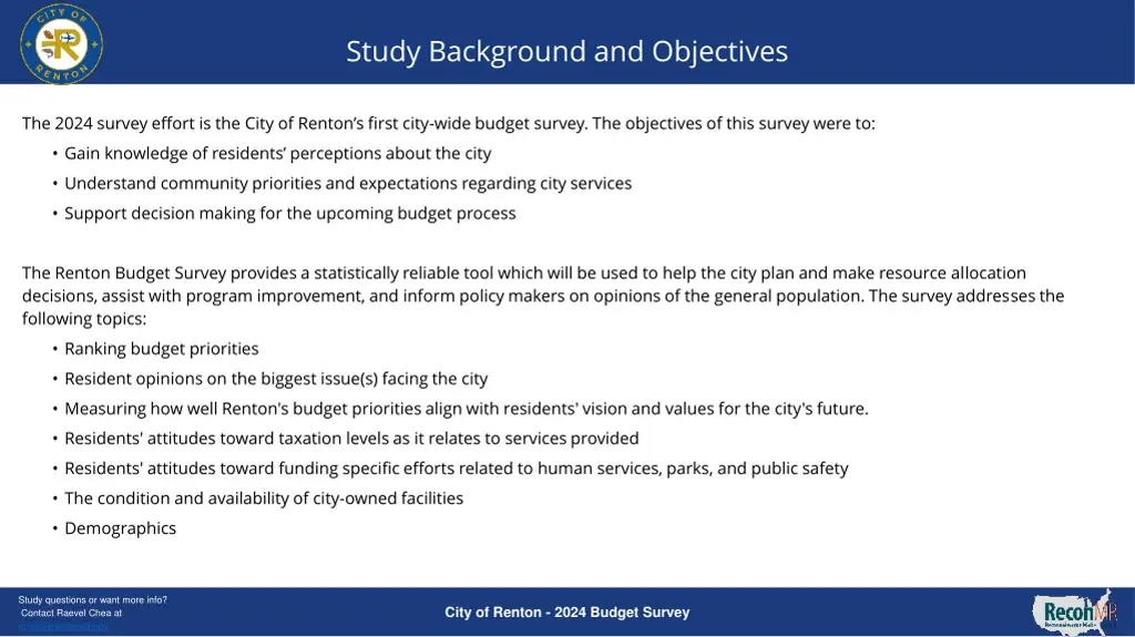 study background and objectives