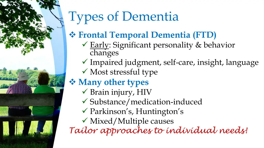 types of dementia 1