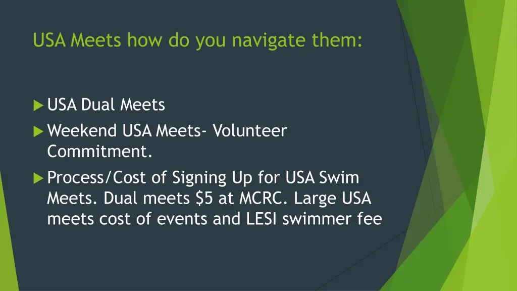usa meets how do you navigate them