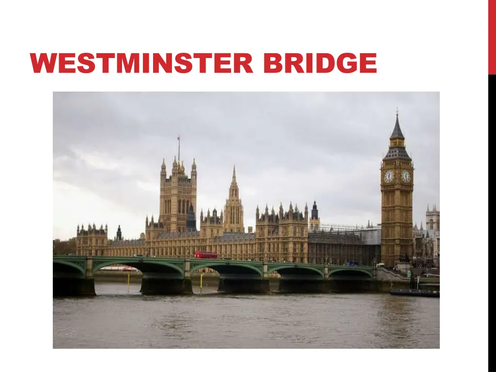 westminster bridge