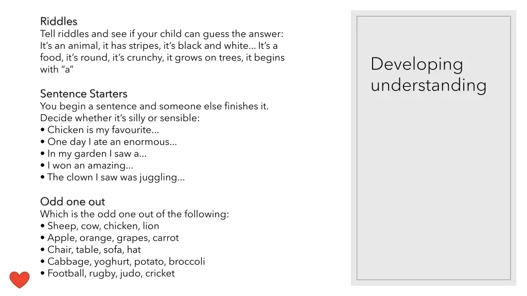 riddles tell riddles and see if your child