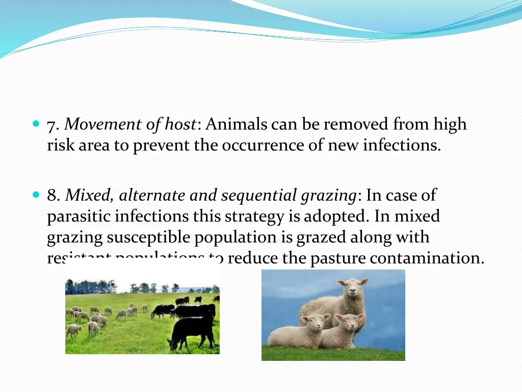 7 movement of host animals can be removed from