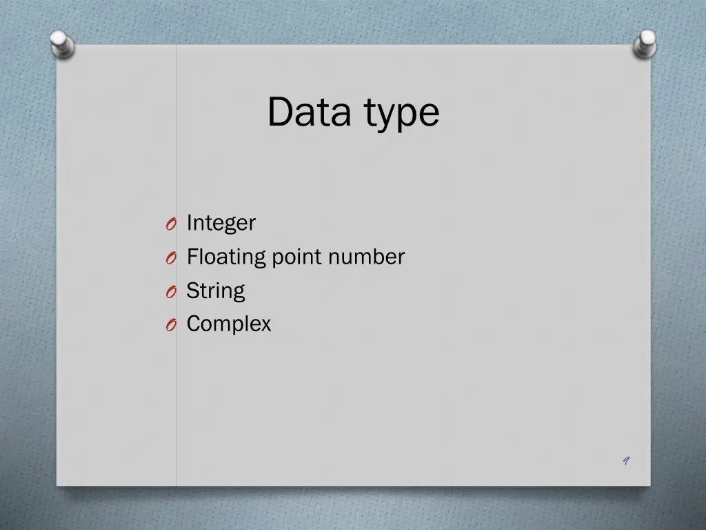 data type 1