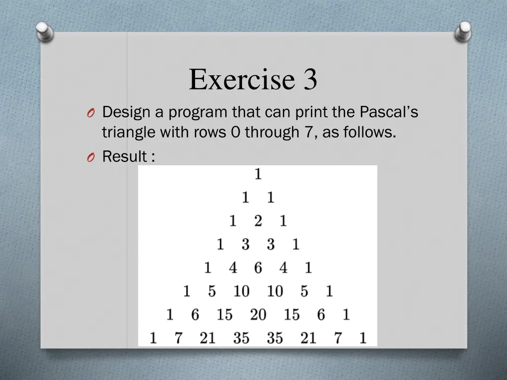 exercise 3