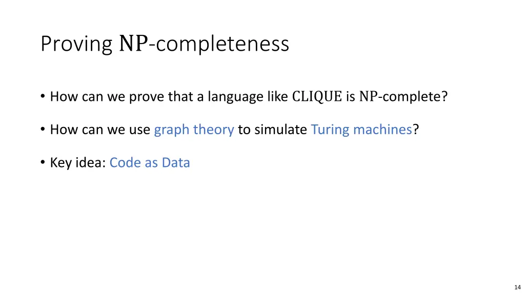 proving np completeness