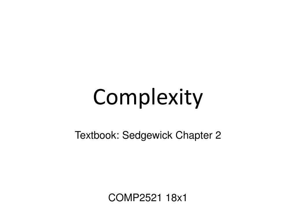 complexity