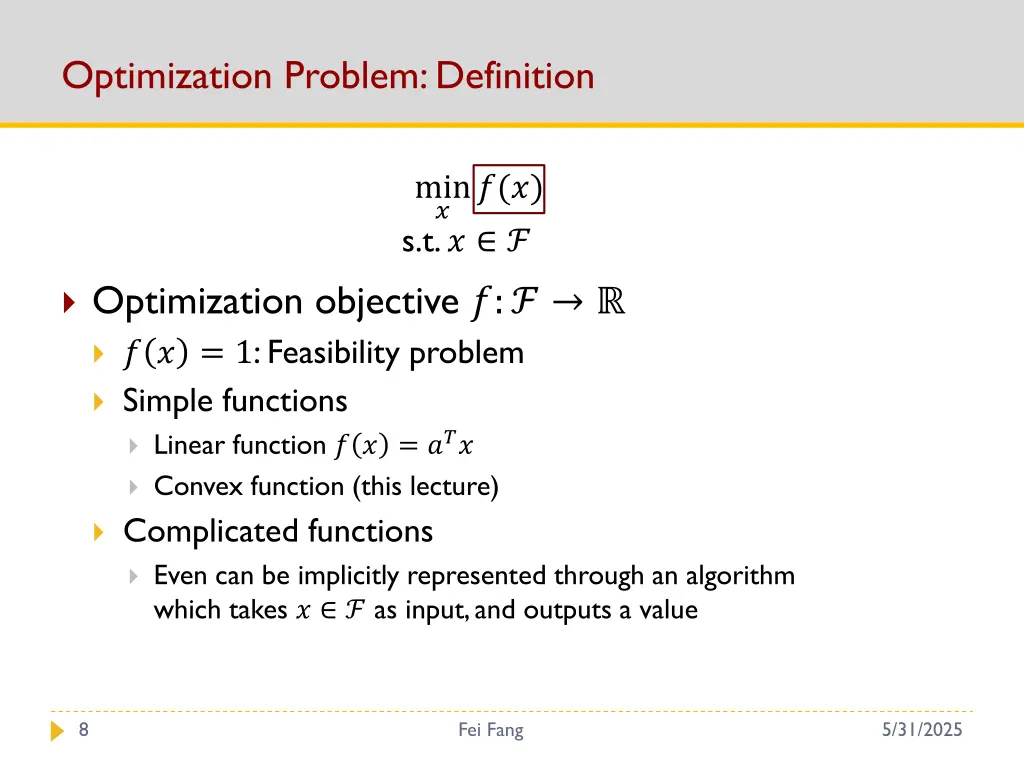 optimization problem definition 3