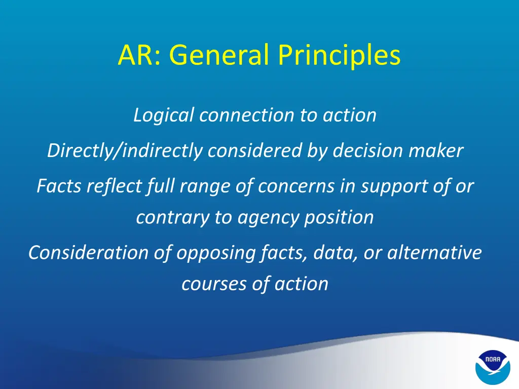 ar general principles