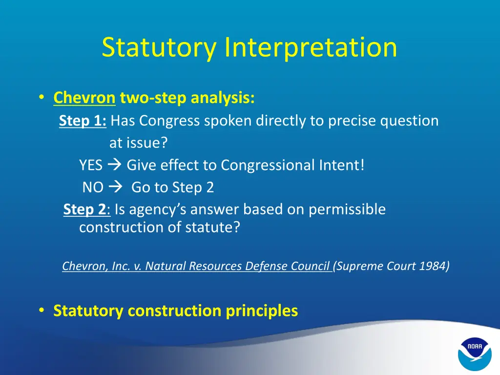 statutory interpretation