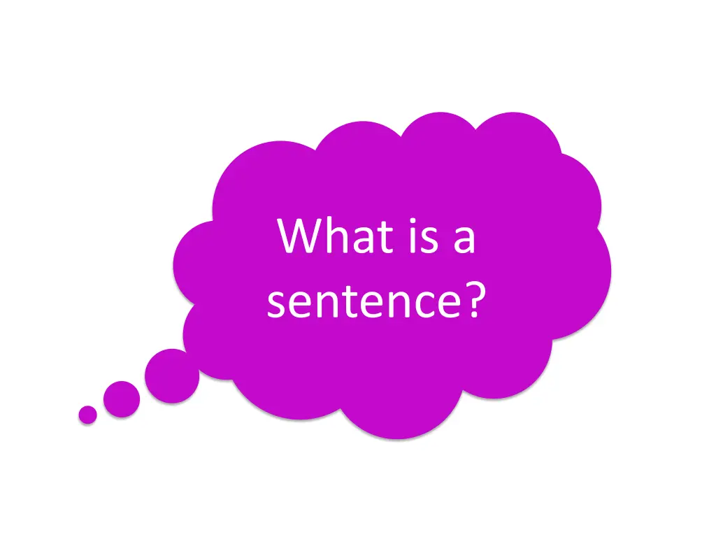 what is a sentence