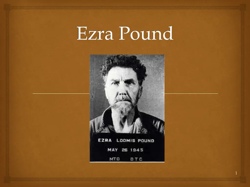 ezra pound