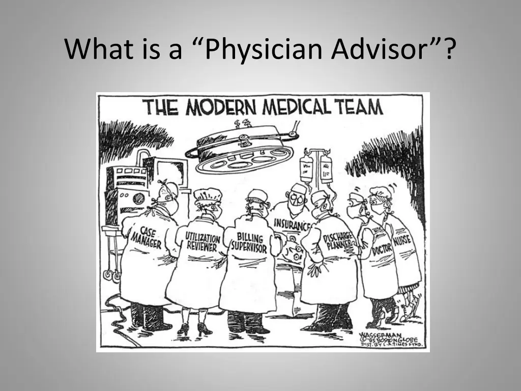 what is a physician advisor