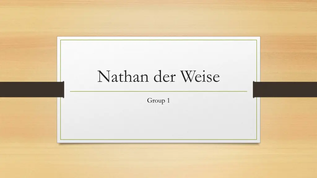 nathan der weise