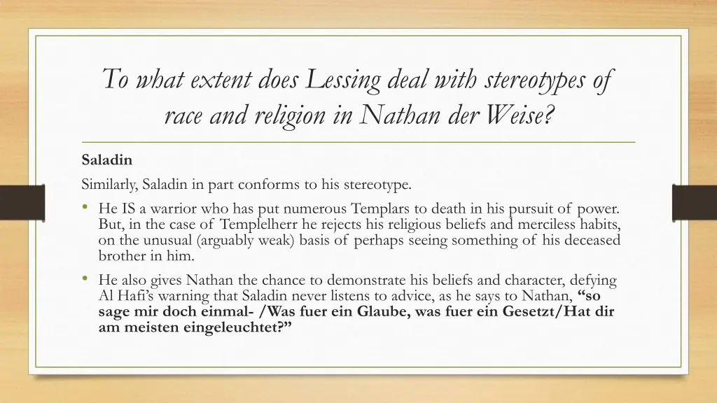 to what extent does lessing deal with stereotypes 1