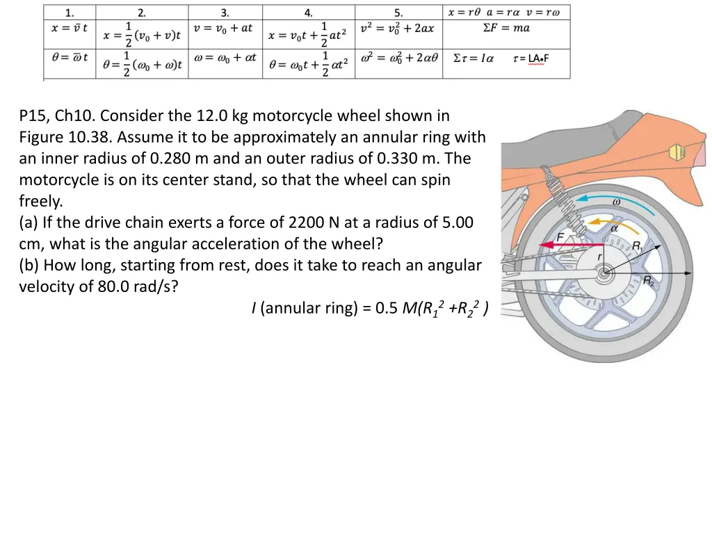 p15 ch10 consider the 12 0 kg motorcycle wheel