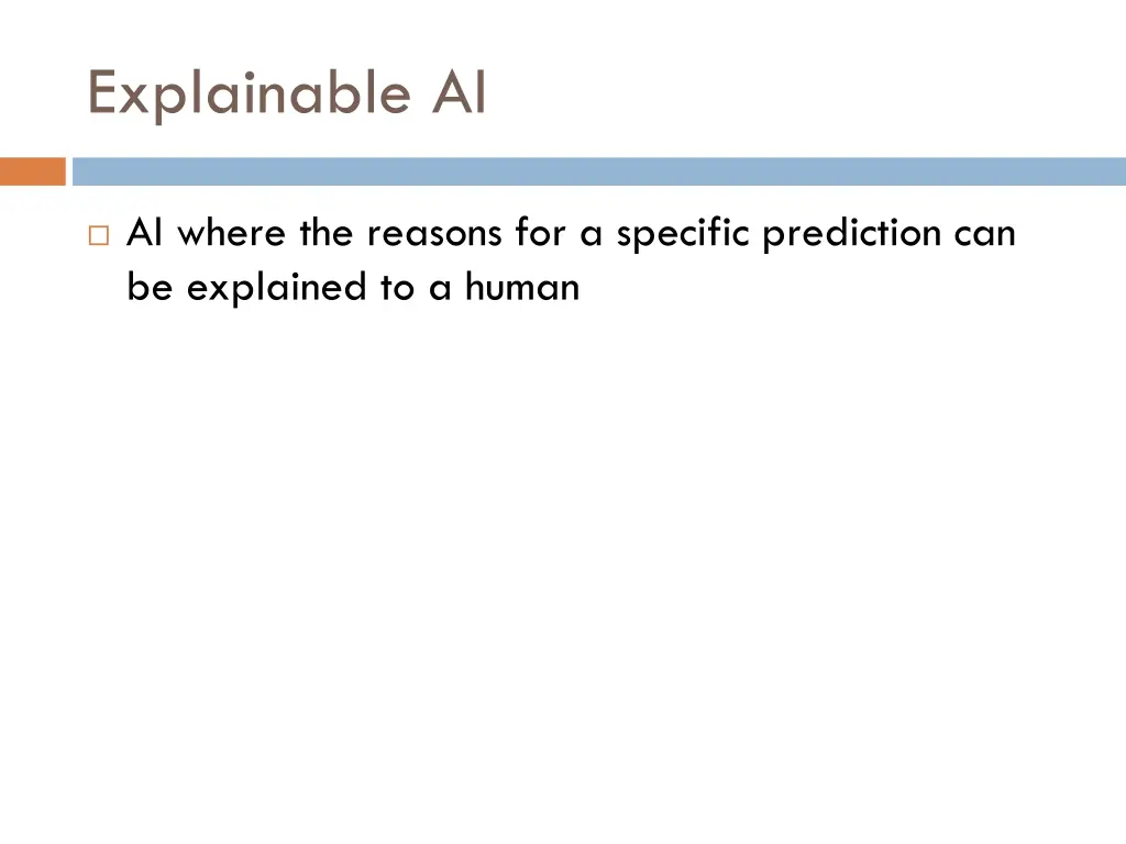 explainable ai