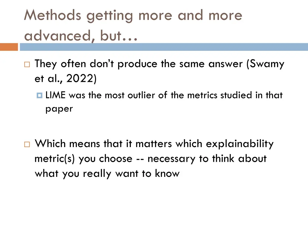 methods getting more and more advanced but