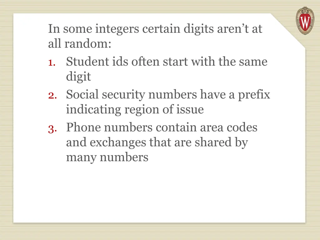 in some integers certain digits aren