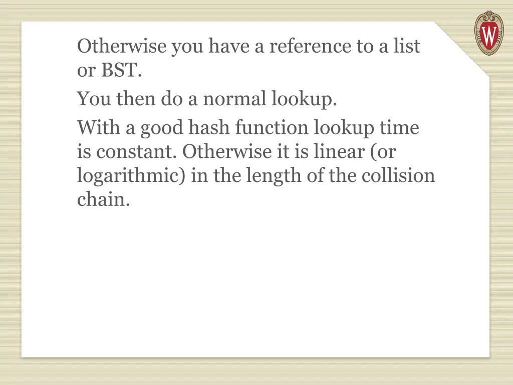 otherwise you have a reference to a list