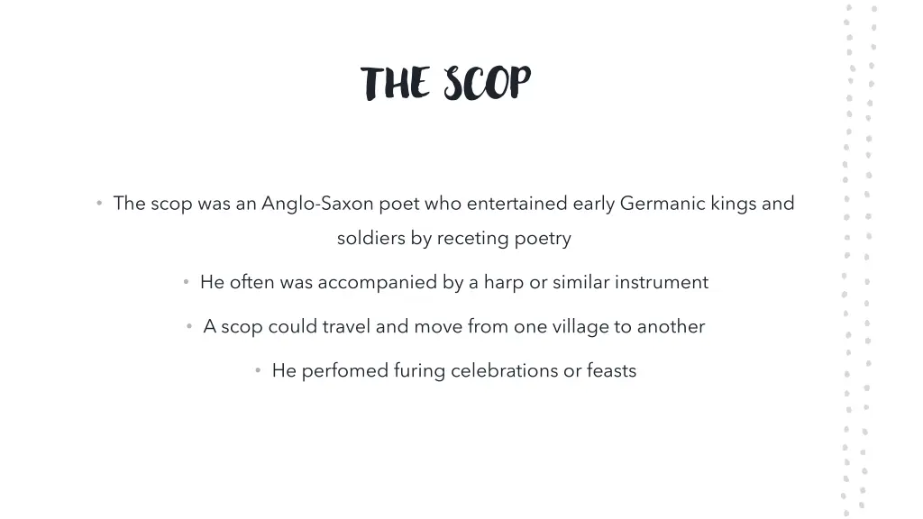 the scop
