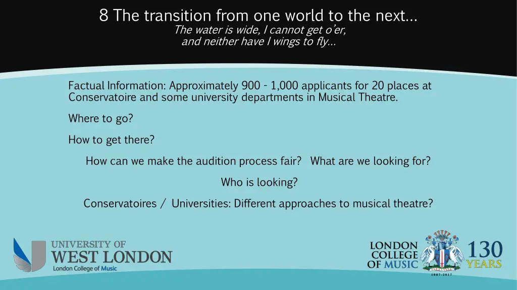 8 the transition from one world to the next