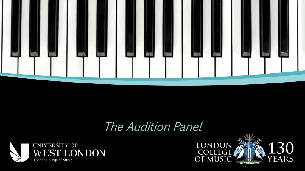 the audition panel