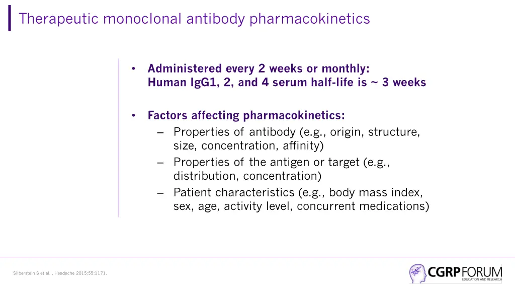 therapeutic monoclonal antibody pharmacokinetics