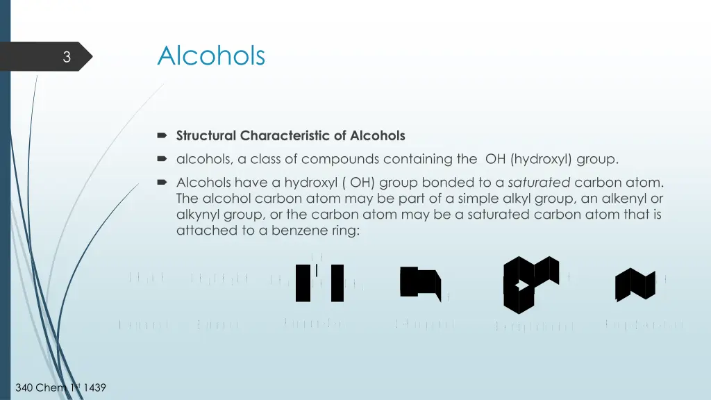 alcohols 1