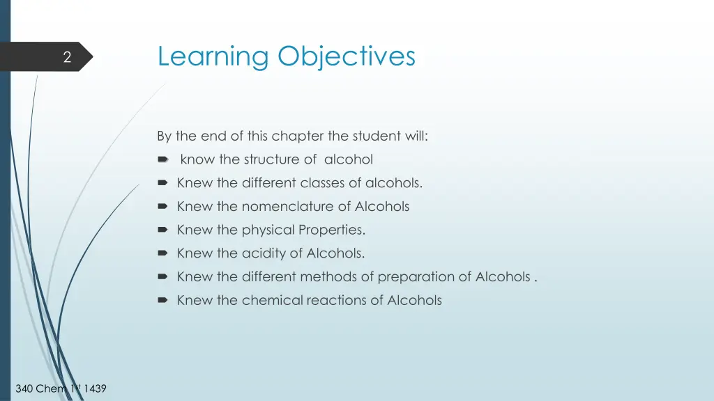 learning objectives