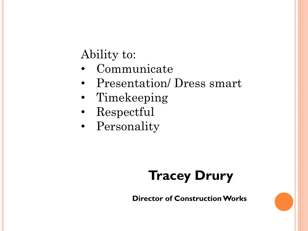 ability to communicate presentation dress smart