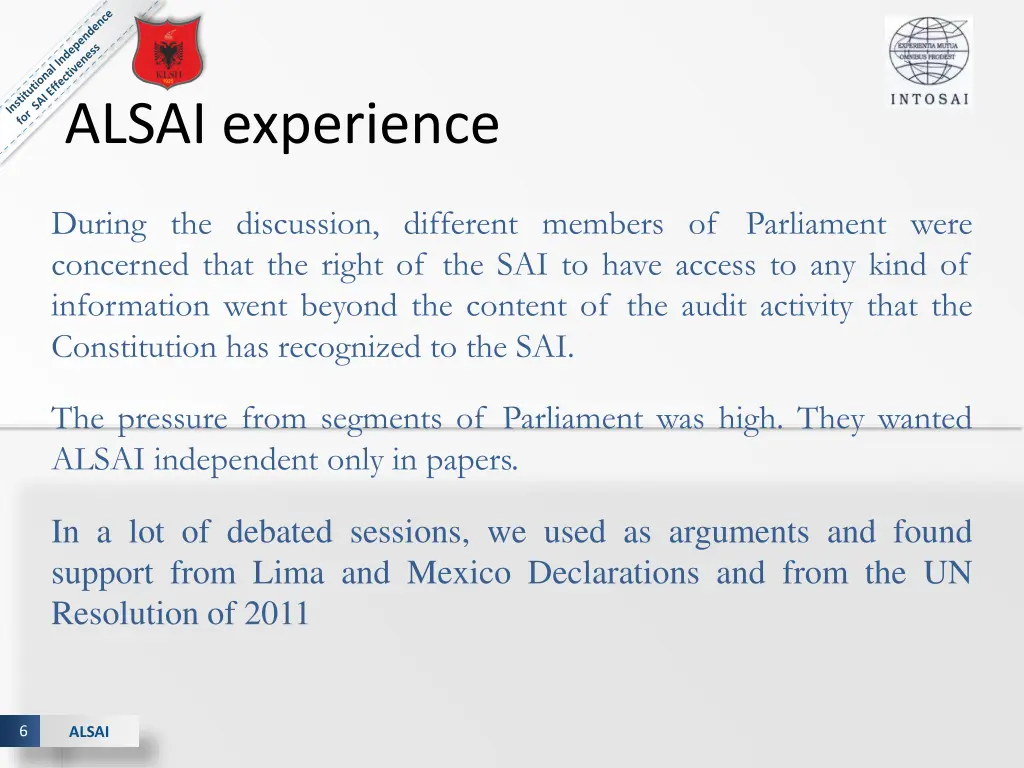 alsai experience 1