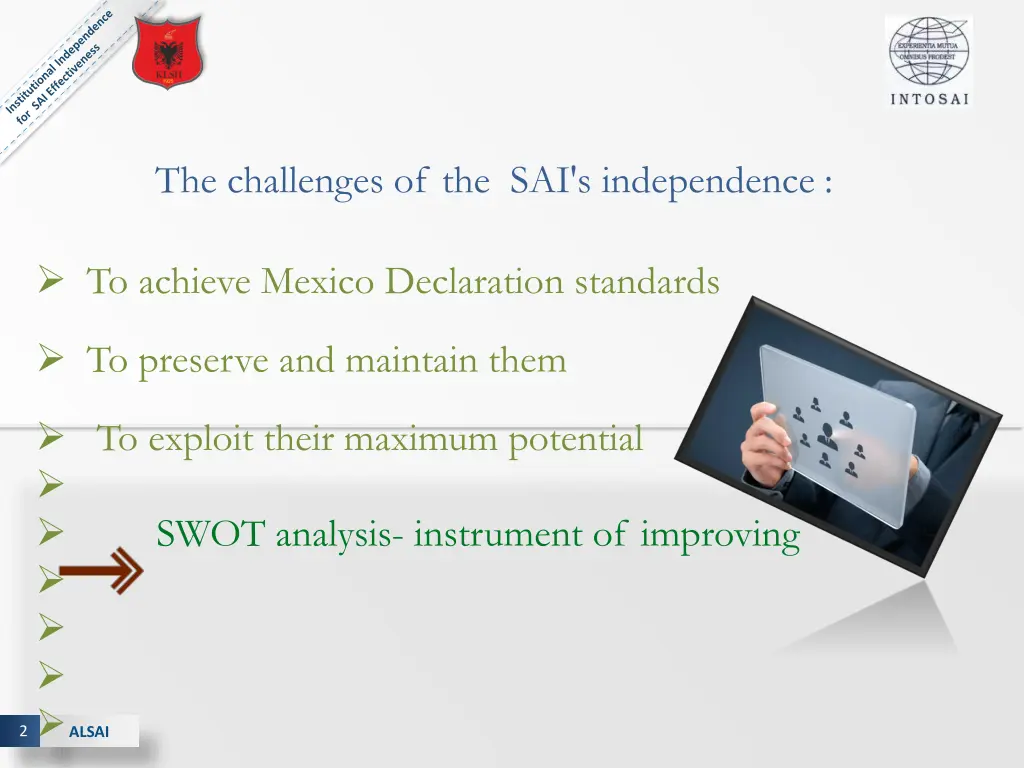 the challenges of the sai s independence