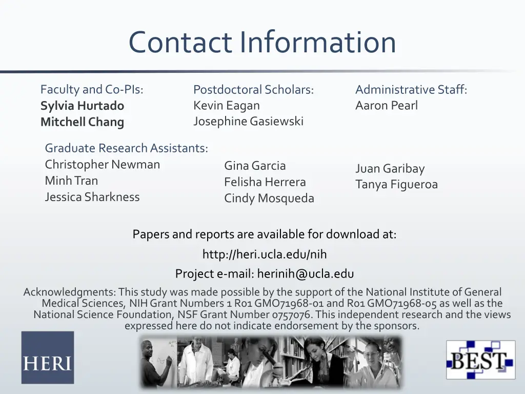 contact information