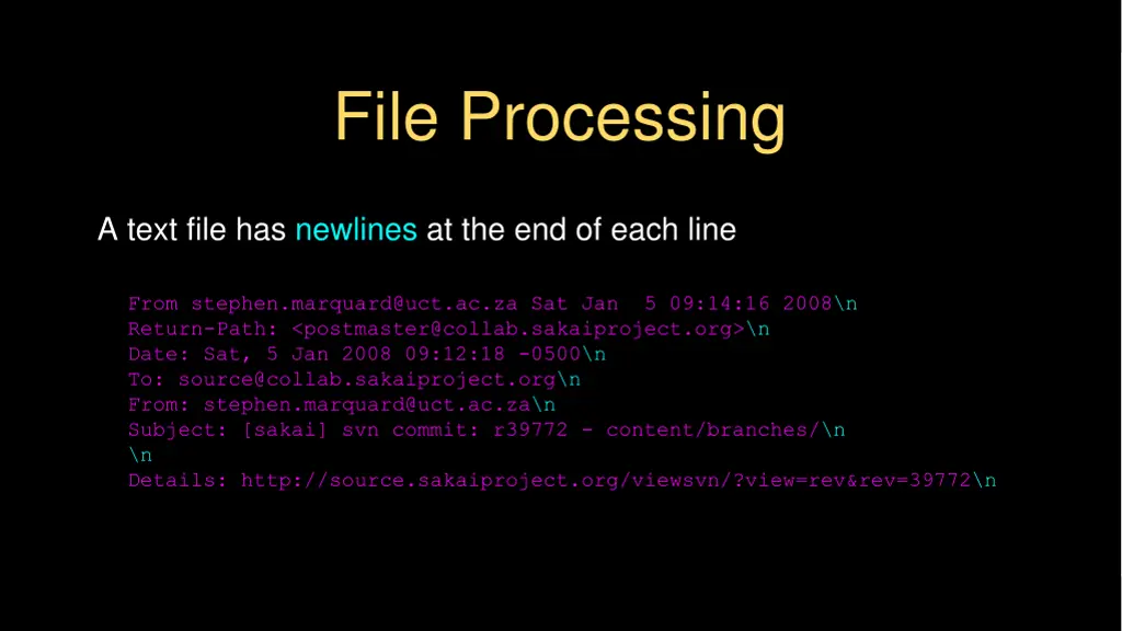 file processing 2