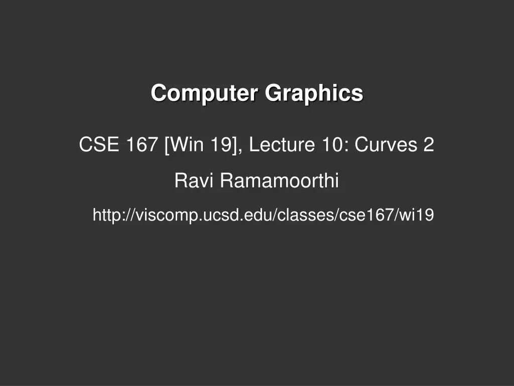 computer graphics