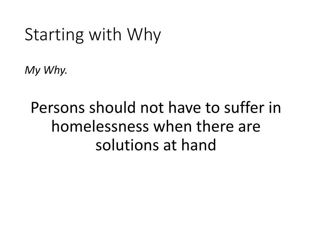 starting with why